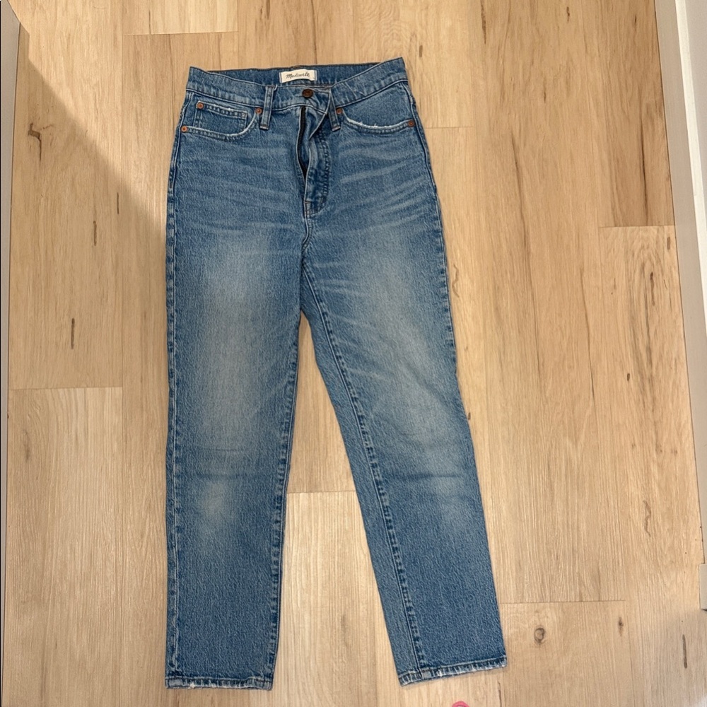 Madewell Women's Straight Leg Blue Jeans